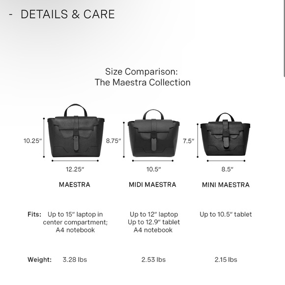 Senreve Mini Pebbled Maestra Cream - Picture 13 of 16